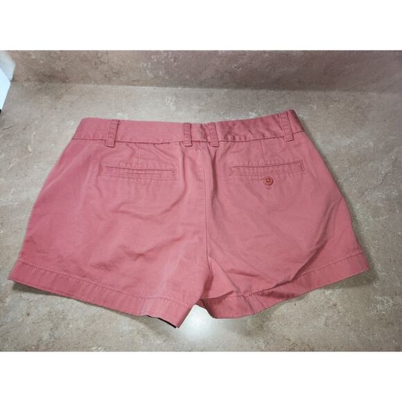 J. CREW Women's BROKEN-IN CHINO SZ 8 100% Cotton Pockets MID-RISE SHORTS - Picture 4 of 5